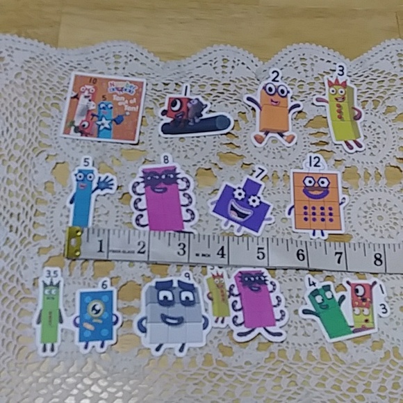 Counting Stickers, fun and colorful Number Blocks - Picture 2 of 4
